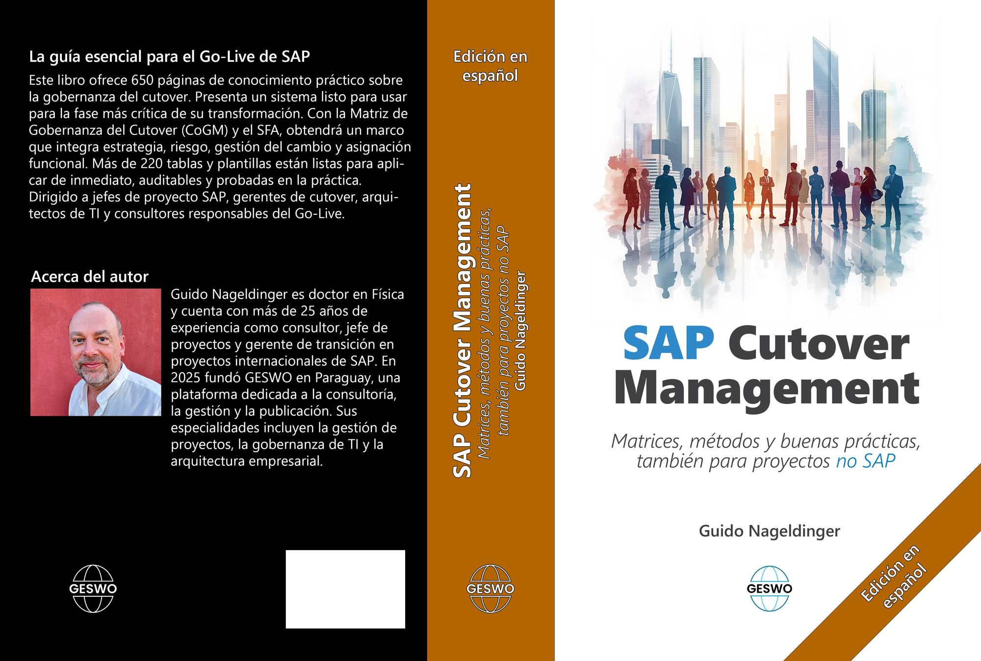 Portada del libro «SAP Cutover Management», de Guido Nageldinger, edición en español